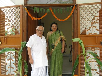 Mambu with me at my Grihapravesh-Delhi on 30th May 2010